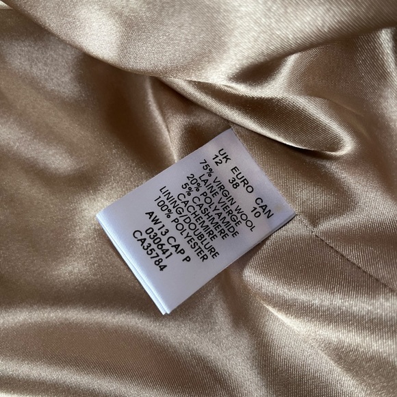 Blush Cashmere / virgin wool coat - Picture 7 of 11